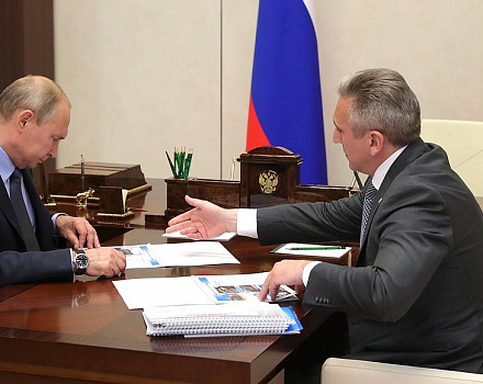  Владимир Путин и Александр Моор обсудили строительство Медицинского города